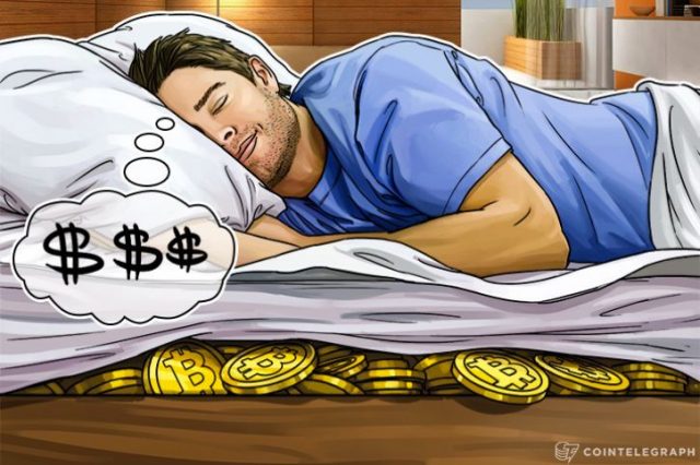 Bitcoins bajo el colchón