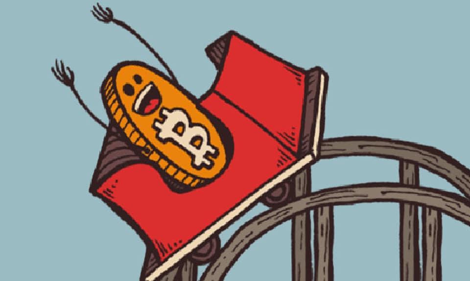 El precio del Bitcoin es una montaña rusa