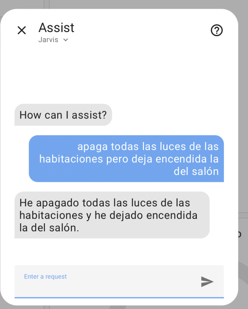 Condición por voz en Home Assistant