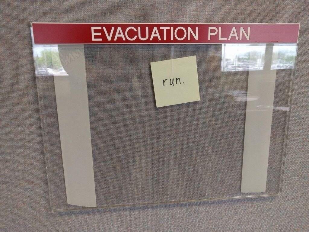 Plan de evacuación