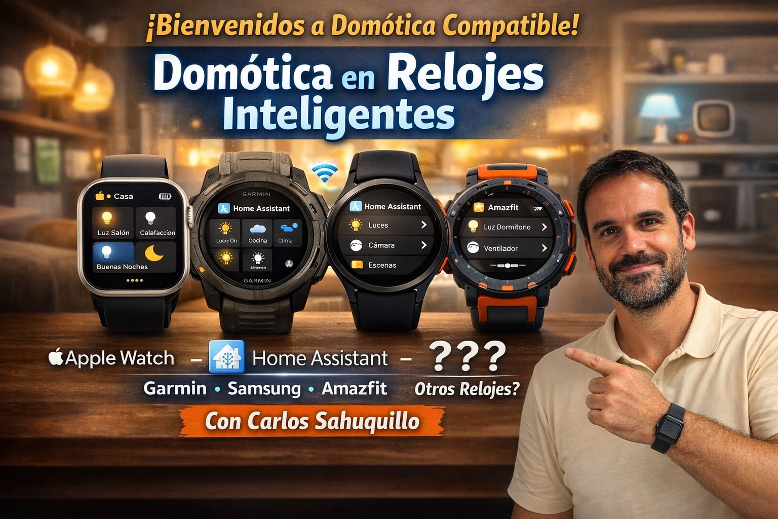 Domótica con relojes inteligentes