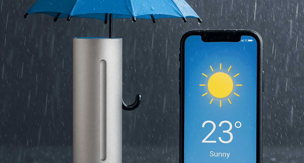 Estación meteorológica Netatmo vs Carrot Weather vs Tiempo de Apple