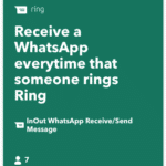 Notificación de Ring en WhatsApp con IFTTT