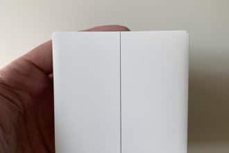 Interruptor Aqara doble de superficie compatible con Apple Homekit