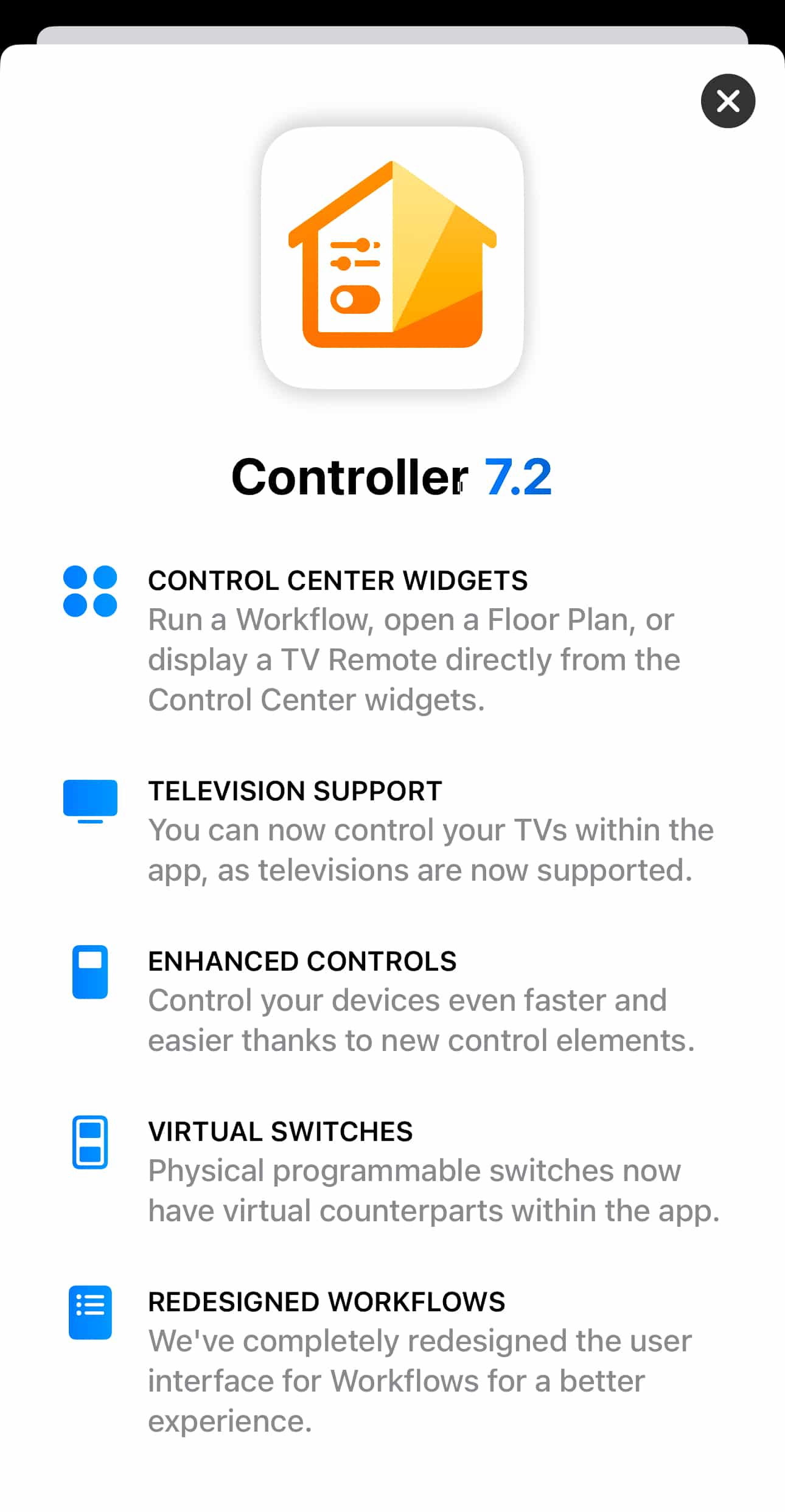 Novedades en la nueva versión de Controller for HomeKit!