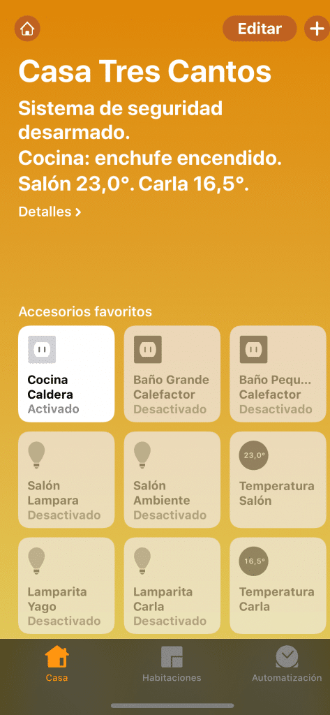 Mi casa con HomeKit