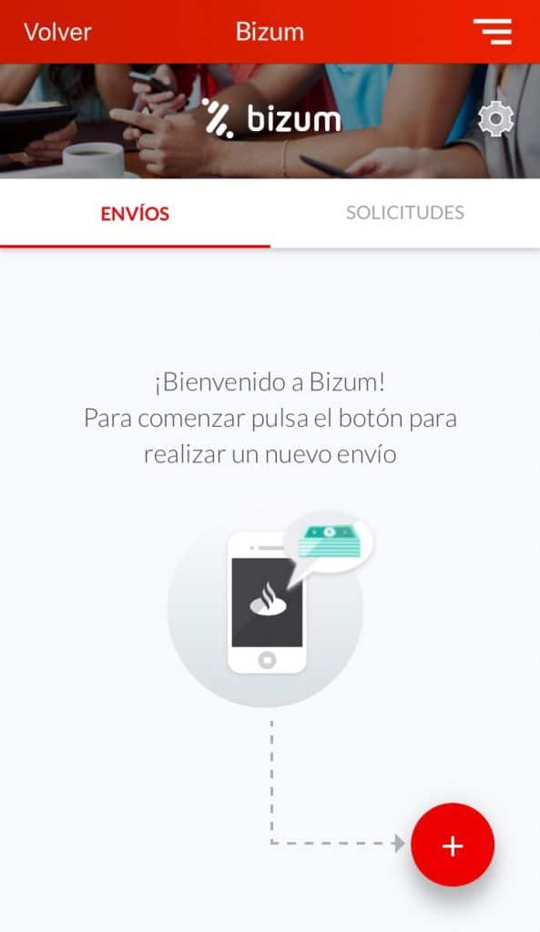 Bizzum con Banco Santander