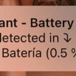 Notificación de batería baja en Home Assistant