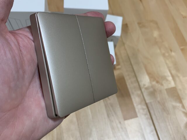 Nuevos interruptores Gold de Aqara compatibles con Apple HomeKit