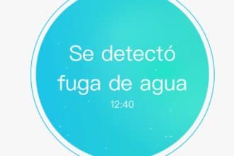 Sensor de fugas de agua compatible con Apple Homekit